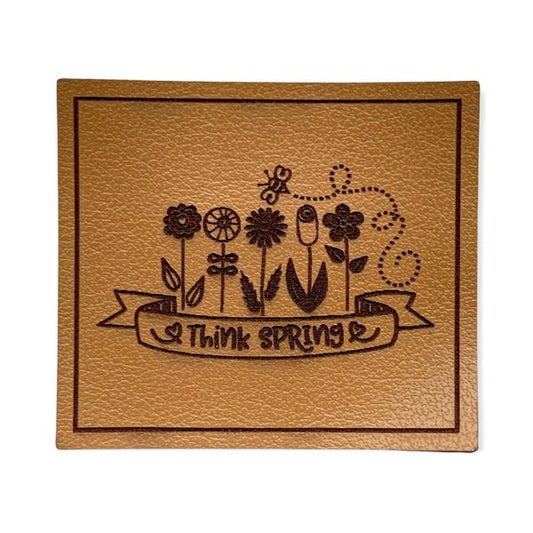 Kunstleder Patch Think spring