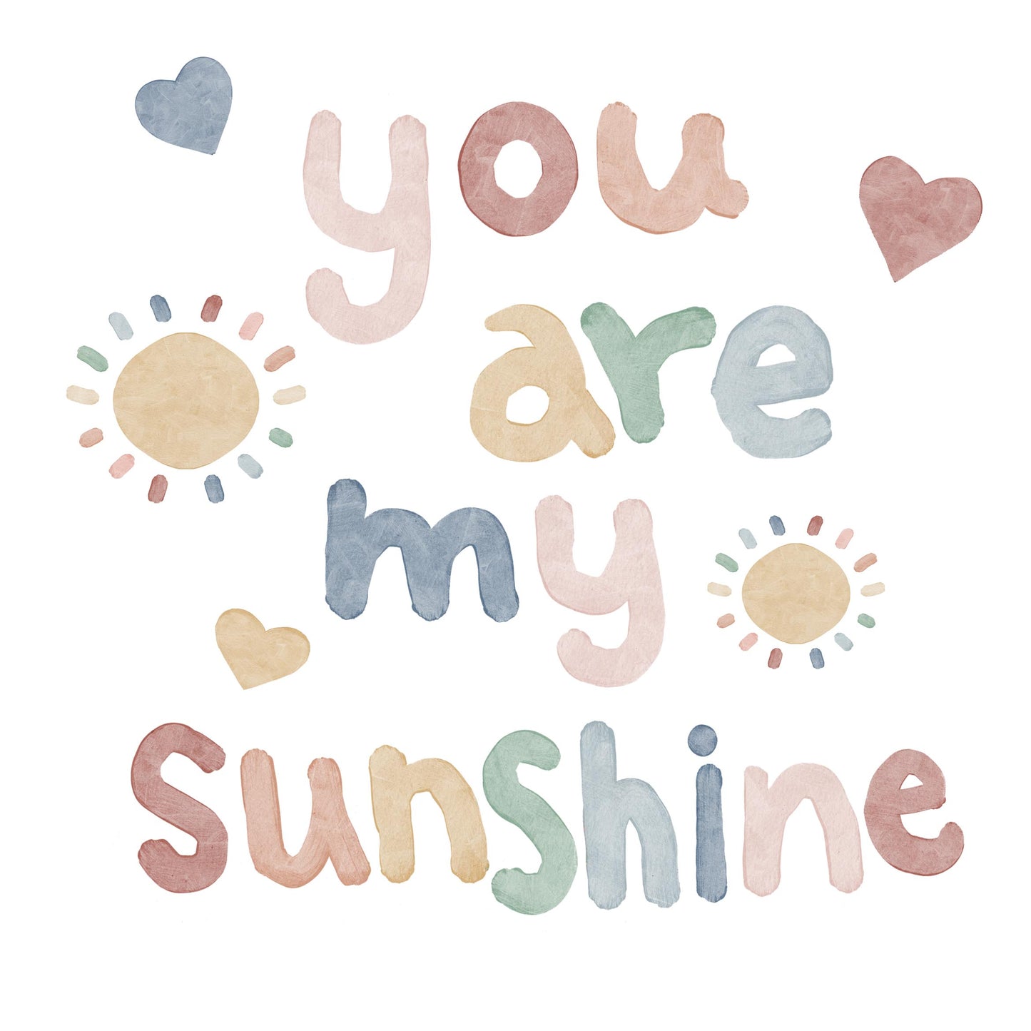 Bügelbild You are my sunshine
