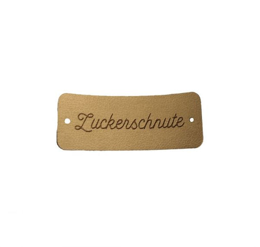 Kunstleder Patch mit Zuckerschnute
